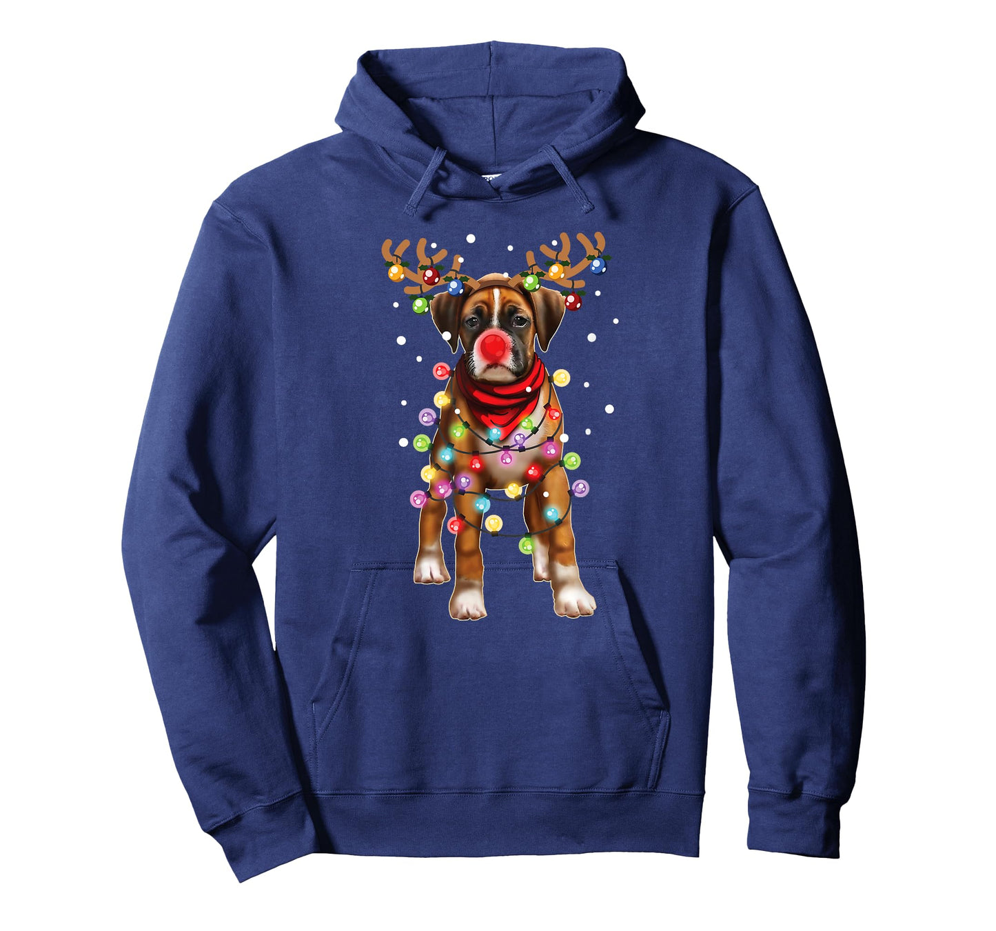 Christmas Dog, Boxer, Dog Lover, Men Women Kids, Dogs, Xmas T-Shirt