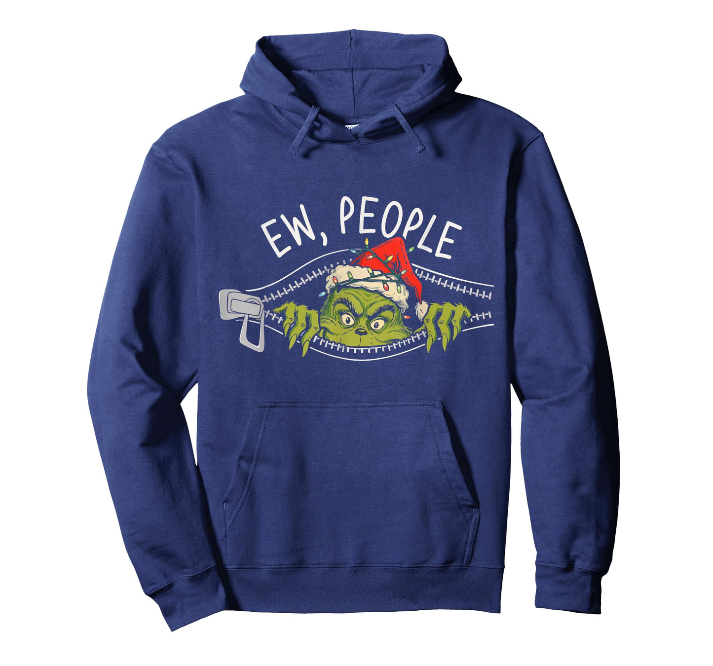 Ew People Xmas Funny Santa Sarcastic Anti Social Introvert T-Shirt