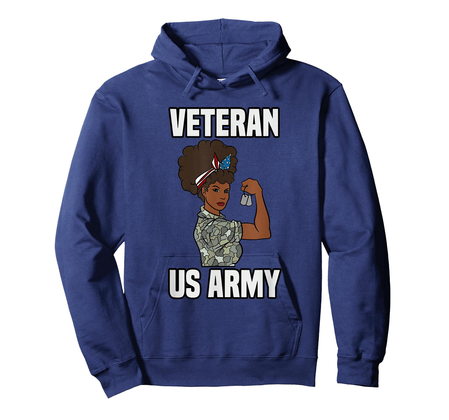 Female Melanin Veteran of the US Army Soldier Veterans Day T-Shirt
