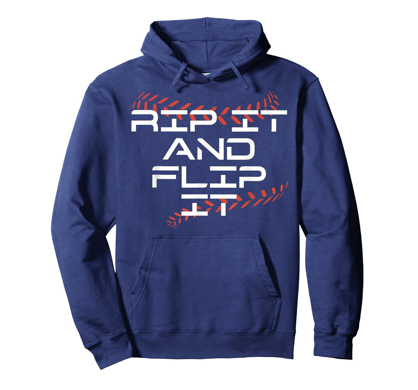 Funny Baseball Home Run Rip It and Flip T-Shirt