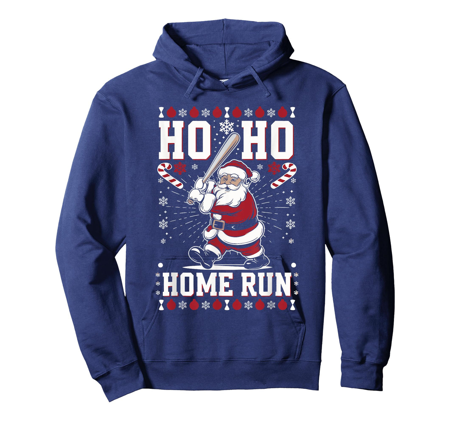 Christmas Santa Baseball Home Run Ho Ho Home Run T-Shirt, Unisex-Adults, Unisex-Kids, Black, Small, Short Sleeve, T-Shirt