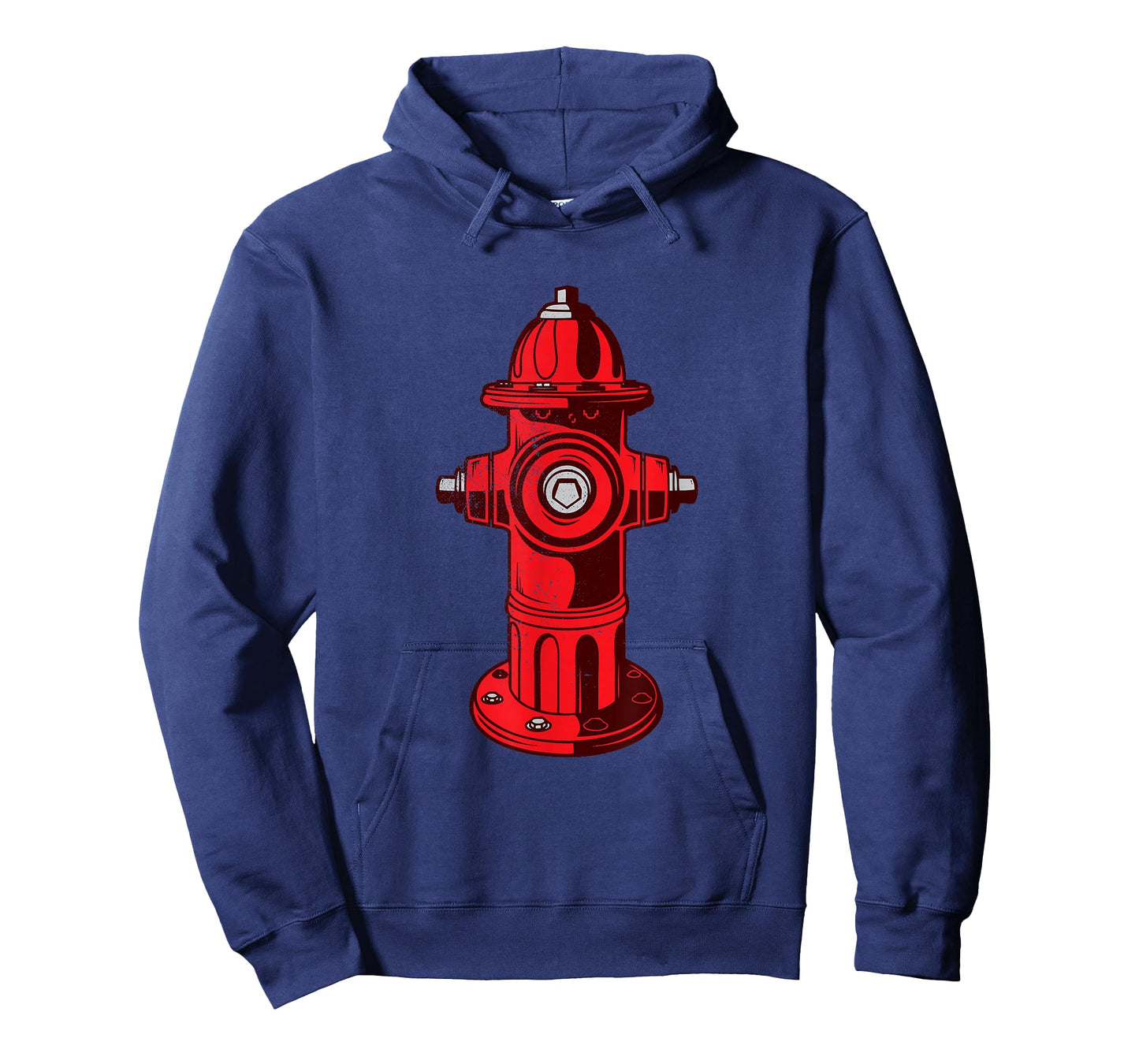 Red Graphic Fire Hydrant FireFighter Work Tee Shirt T-Shirt
