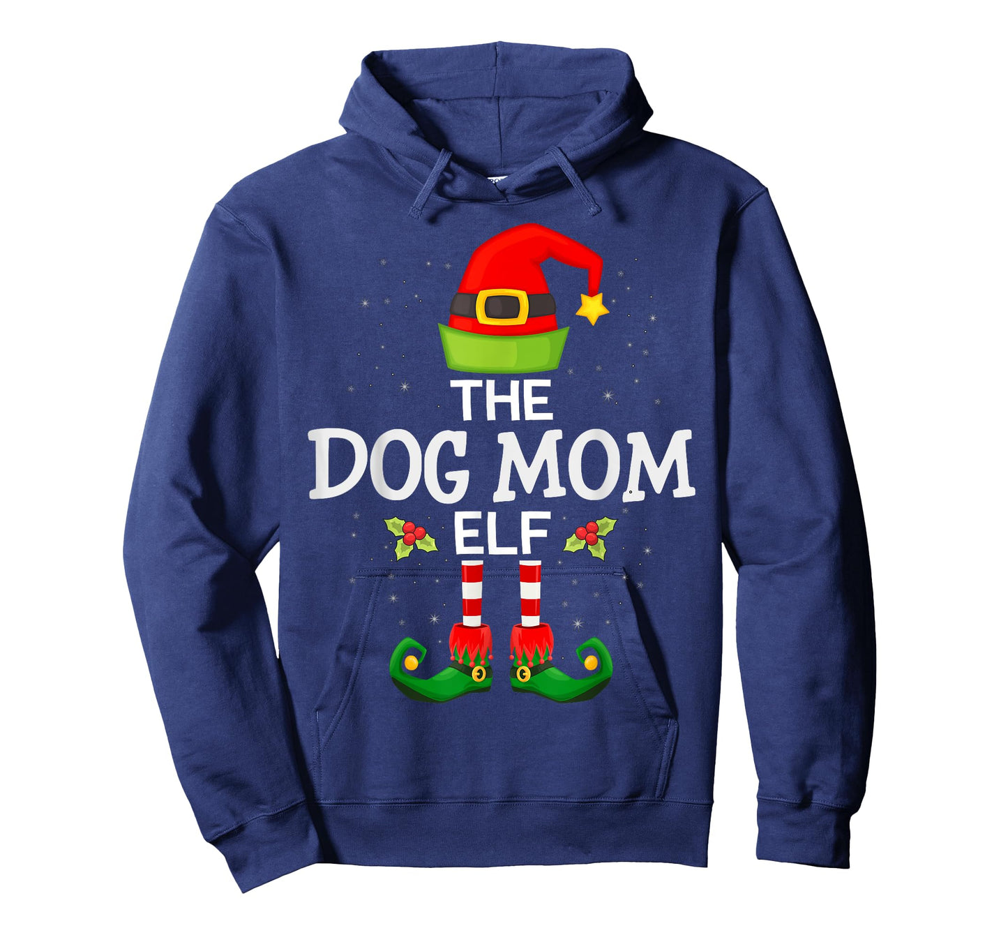 The Dog Mom Elf Christmas Family Matching Pajama Men Women T-Shirt