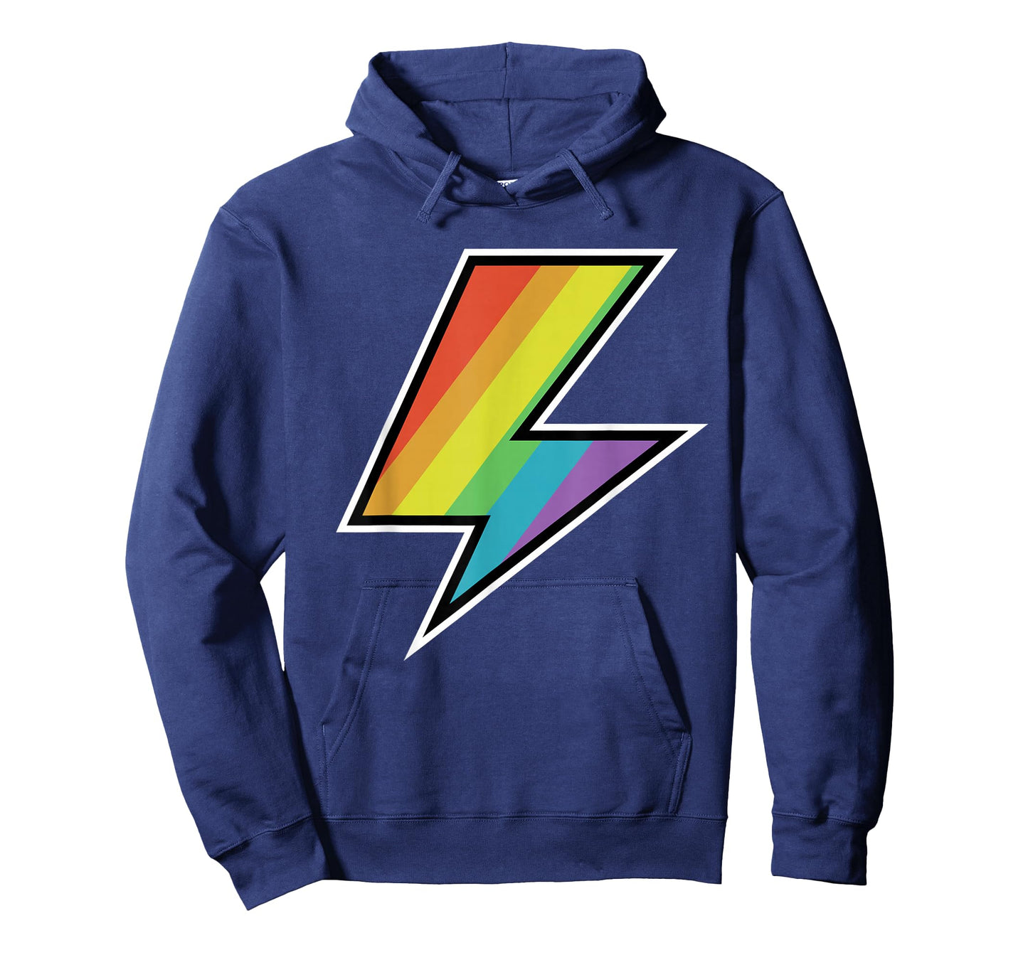 Cool Vintage Rainbow Lightning Bolt LGTBQ Pride T-Shirt