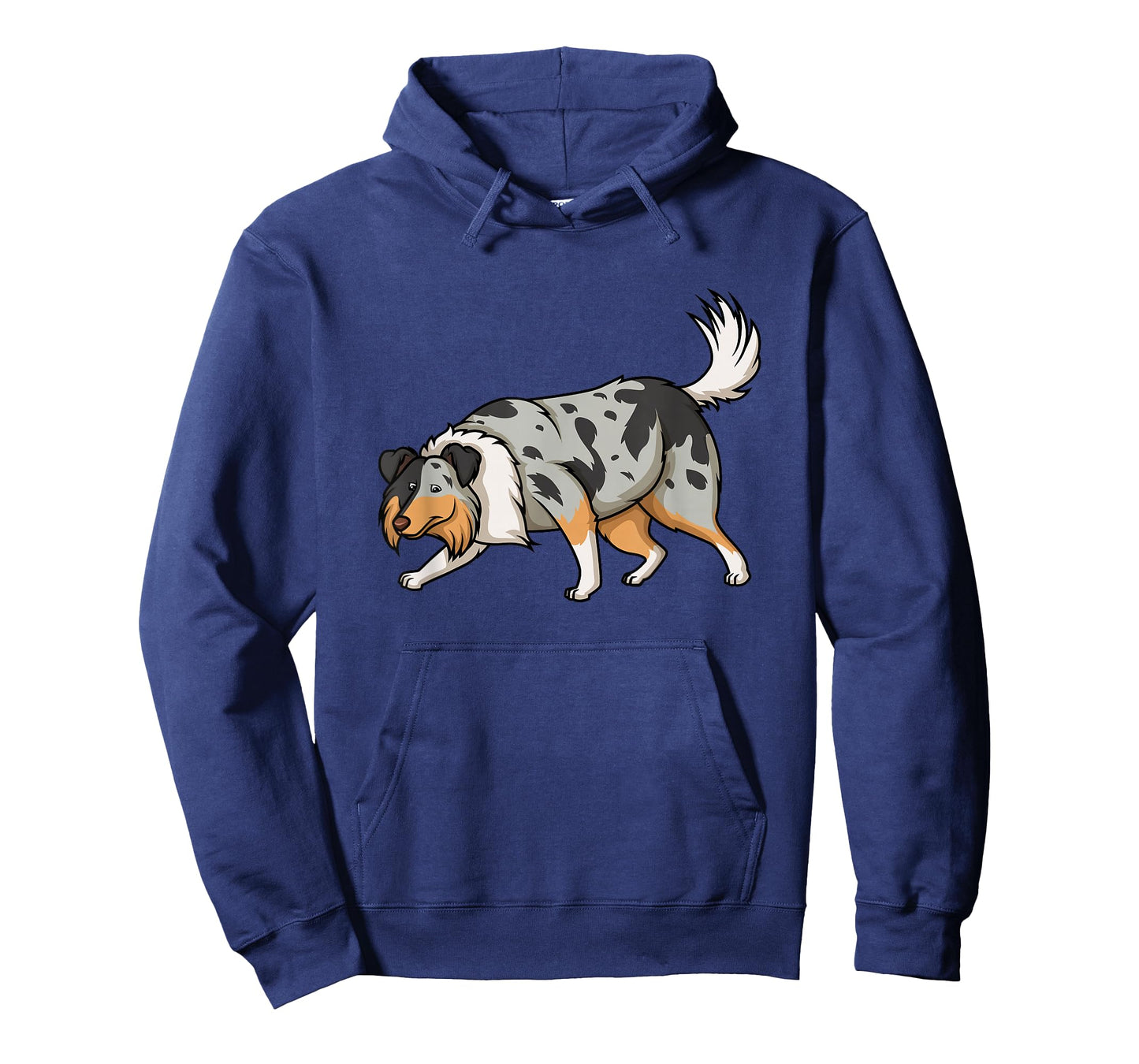 Collie Dogs Blue Merle Collie Sniffing Funny Cute T-Shirt