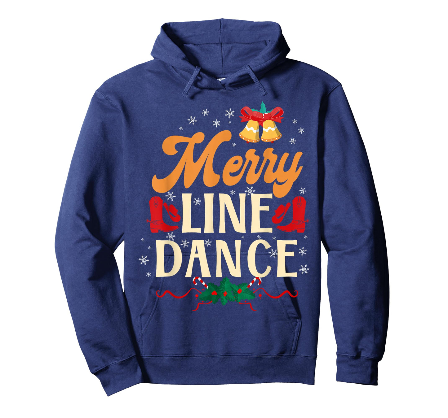 Country Line Dance Dancer HD0 Merry Line Dance T-Shirt - Women's Black Small Classic Fit Crew Neck Short Sleeve