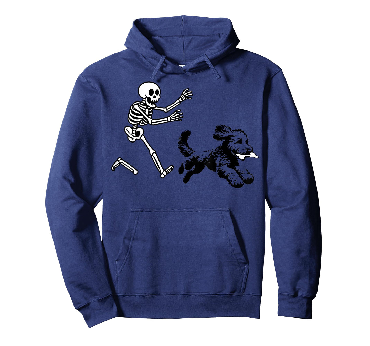 Funny Doodle Running Skeleton Halloween T-Shirt