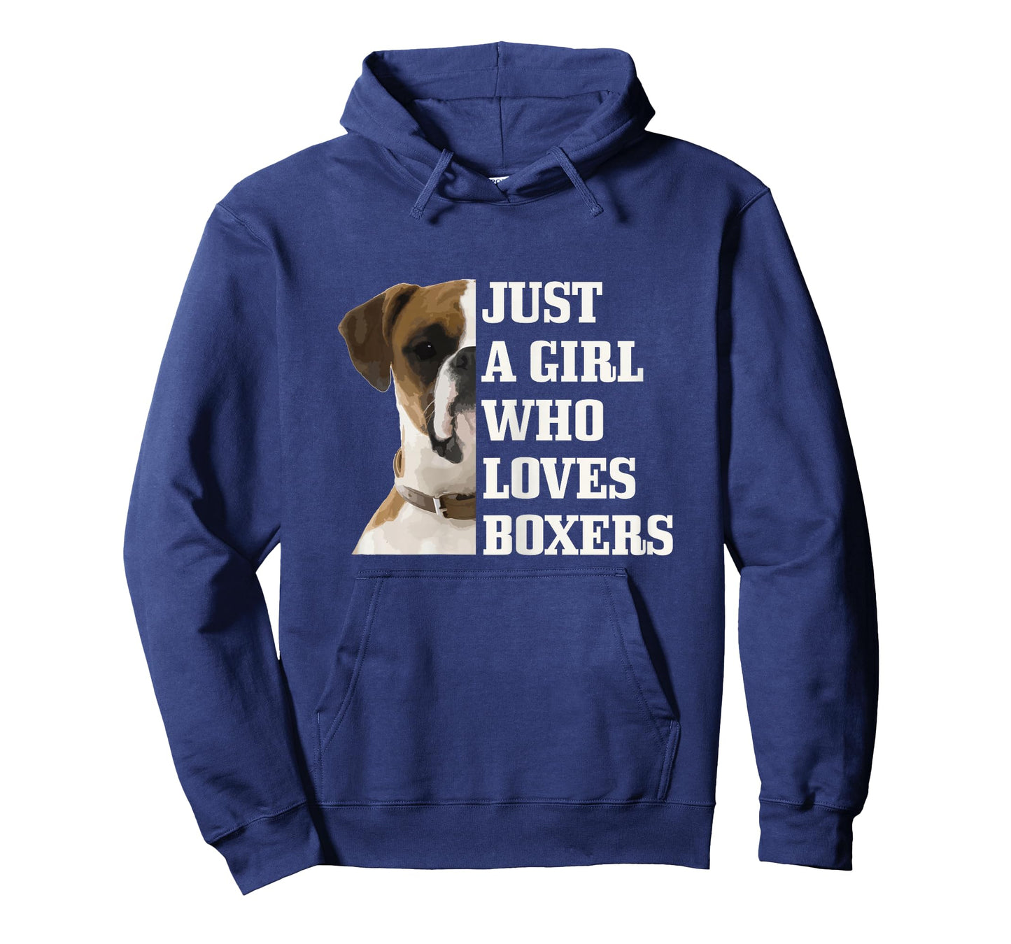 Just A Girl Who Loves Boxers Dog Boxer Mom Funny T-Shirt