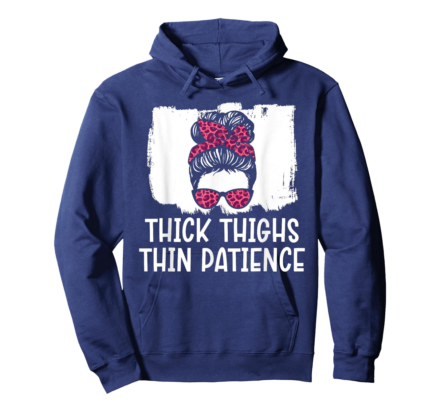 Thick Thighs Thin Patience Gym Fitness Workout Exercise T-Shirt