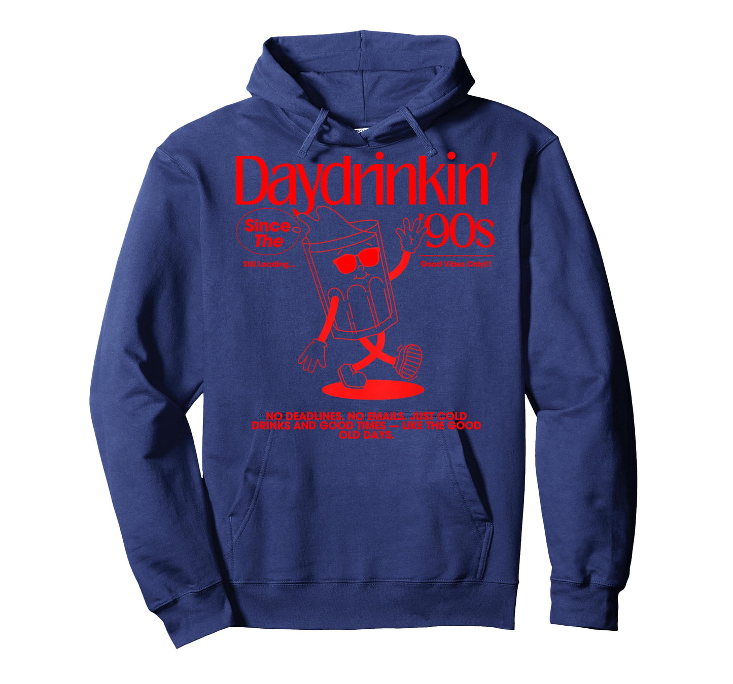 Daydrinkin' Since 90's | Retro Daydrinking Malle Backprint T-Shirt