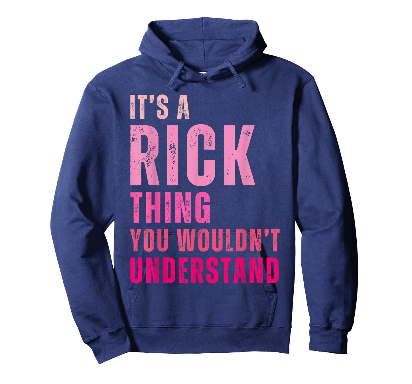 Rick Personalized Name Apparel It's A Rick Thing You Wouldn't Understand Vintage Unisex T-Shirt Black Small Short Sleeve