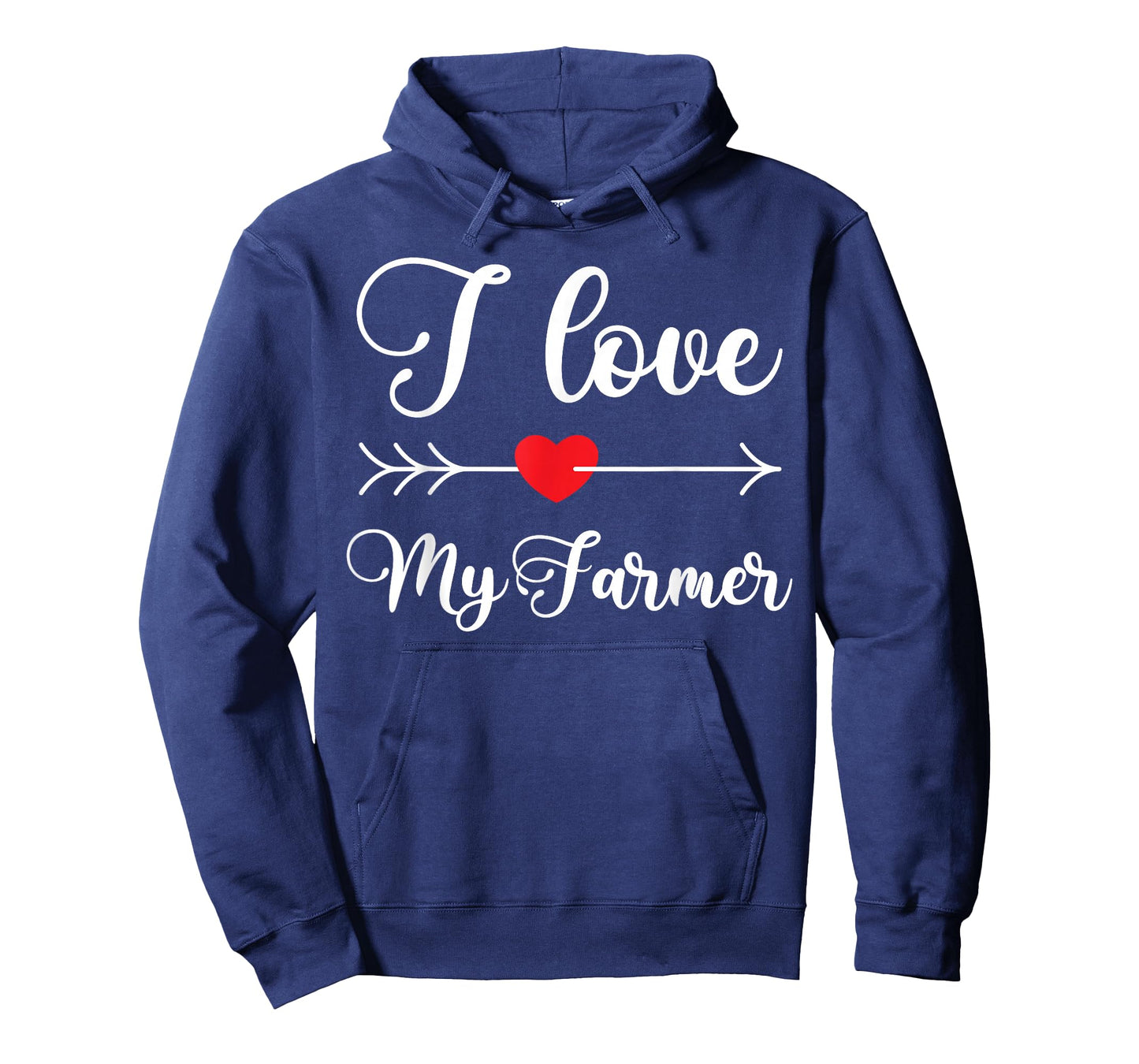 I Love My Farmer Quote Farmer's Wife Girlfriend Husband T-Shirt