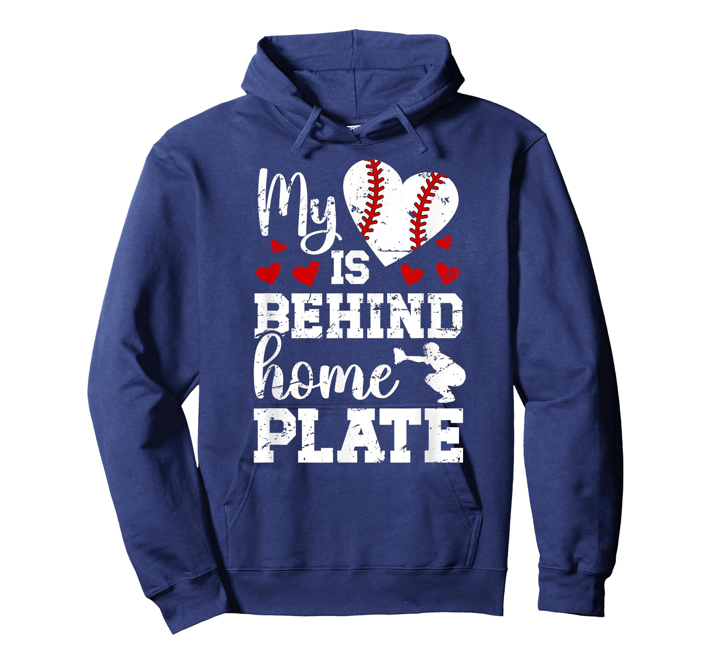 Behind Home Plate Baseball Catcher Mom Baseball Catcher Mama T-Shirt