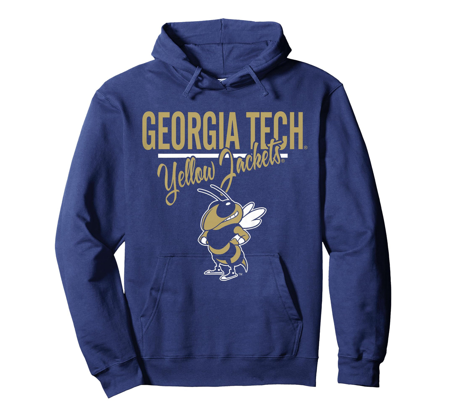 Kids Georgia Tech Yellow Jackets Kid's Mascot Navy T-Shirt