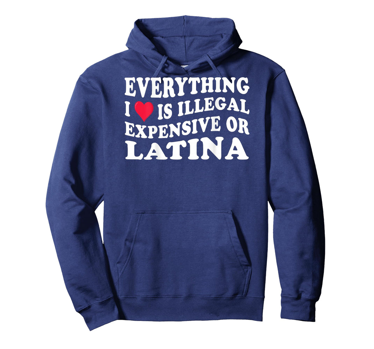 Everything i love is illegal expensive or latina on back T-Shirt