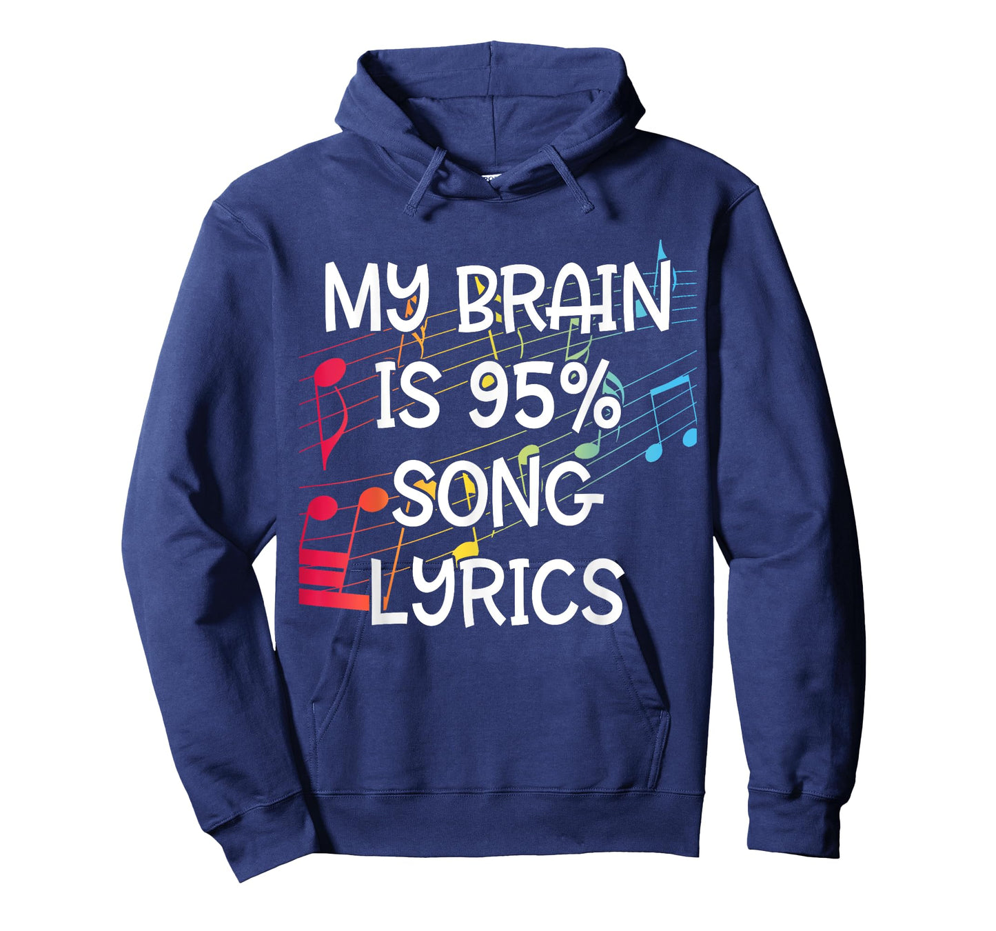My Brain is 95% Song Lyrics T-Shirt T-Shirt