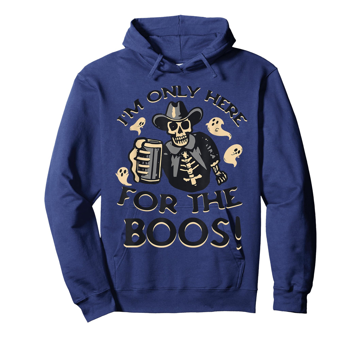 Funny Halloween Western Cowboy Only Here for the BOOS! T-Shirt