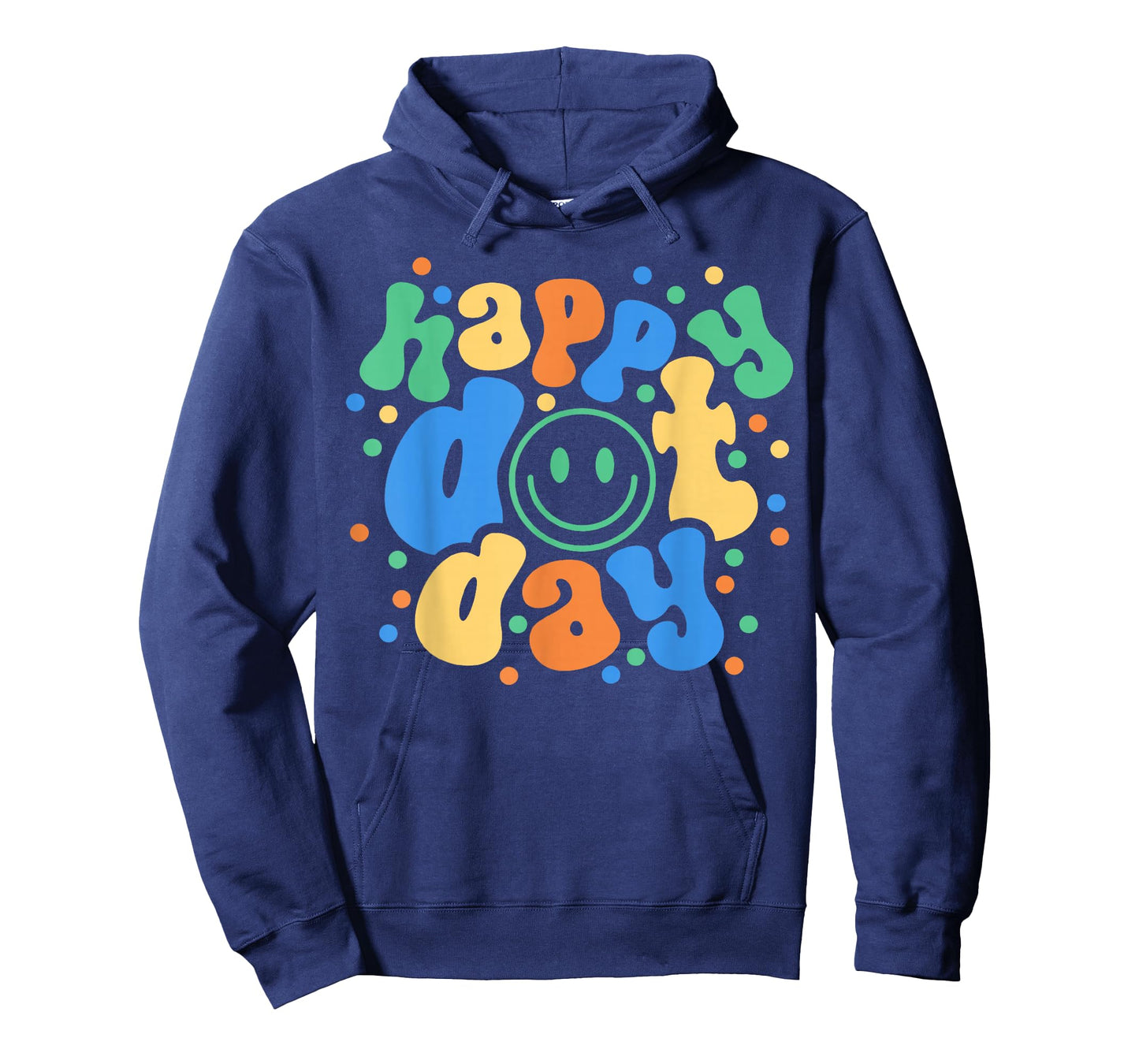 Happy Dot Day 2025 Colorful Polka Dot Groovy Teacher Kids T-Shirt
