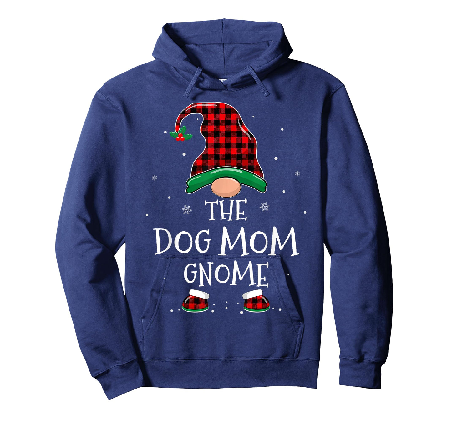 Dog Mom Gnome Xmas Family Matching Plaid Christmas Gnomes T-Shirt