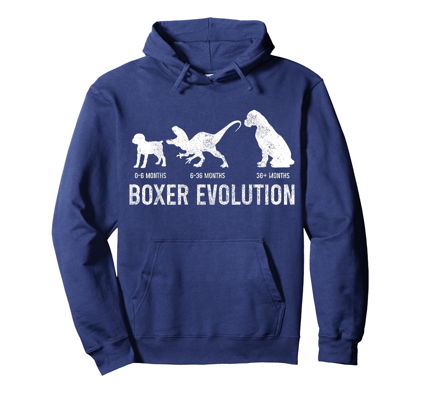Boxer Dog Evolution Funny Dog Lover Puppy Boxer Mom Dad T-Shirt