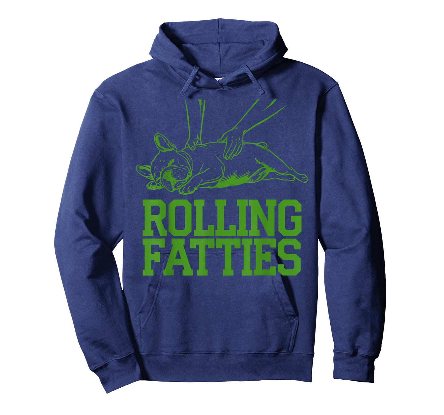 French Bulldog Rolling Fatties Funny Dog Lover Puppy Owner T-Shirt
