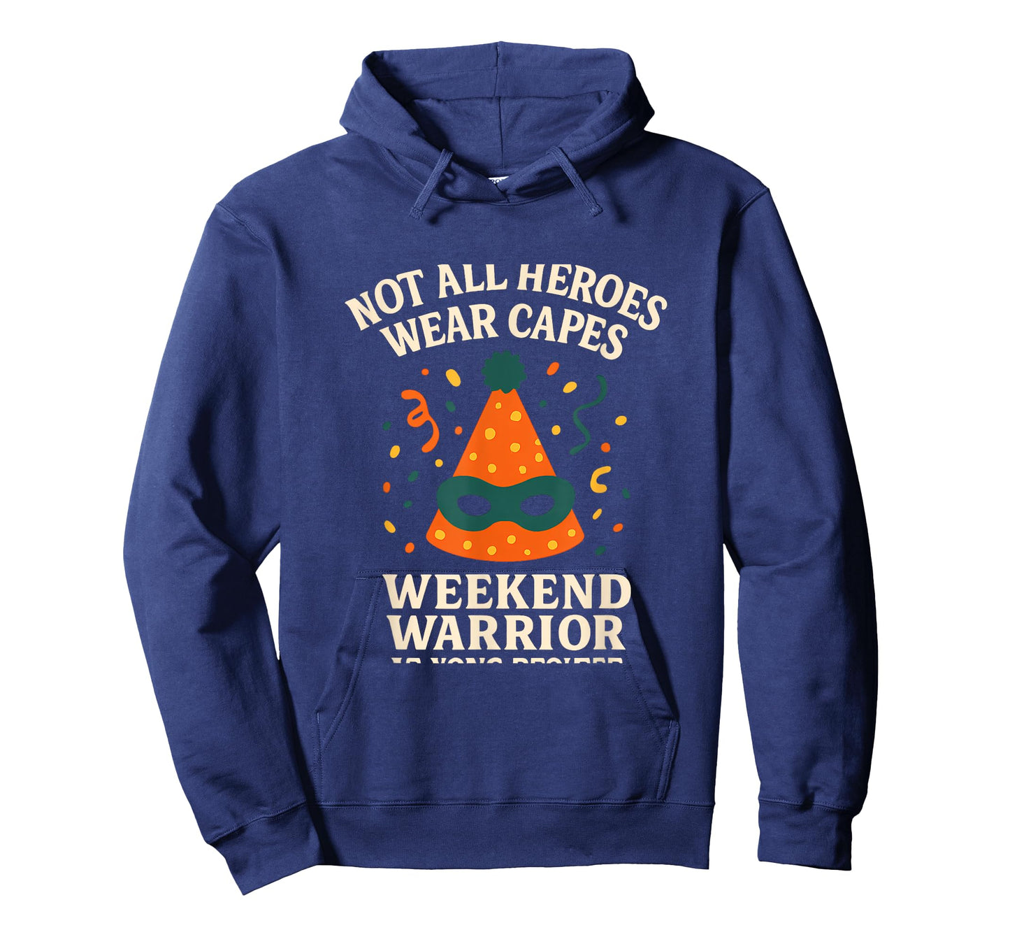 Weekend Warrior Superhero Party Graphic Print T-Shirt