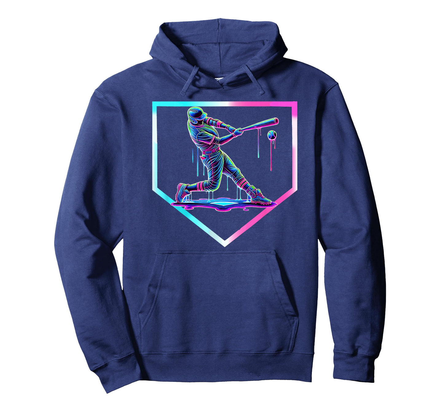 Baseball Drip Ice Cream Baseball Home Plate Boys Baseball T-Shirt