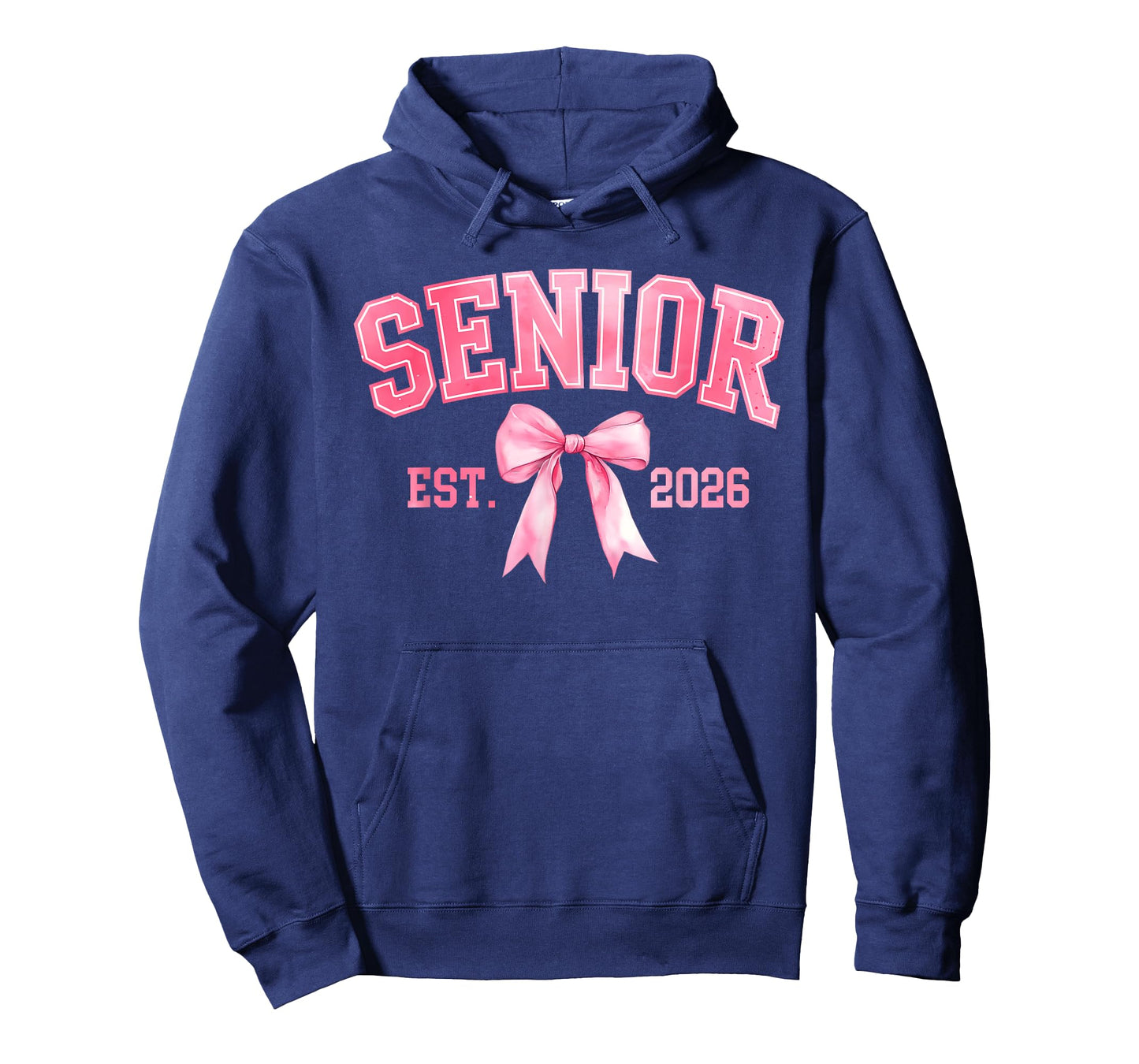 Senior 2026 Coquette Pink Bow Class of 2026 Graduation Girls T-Shirt