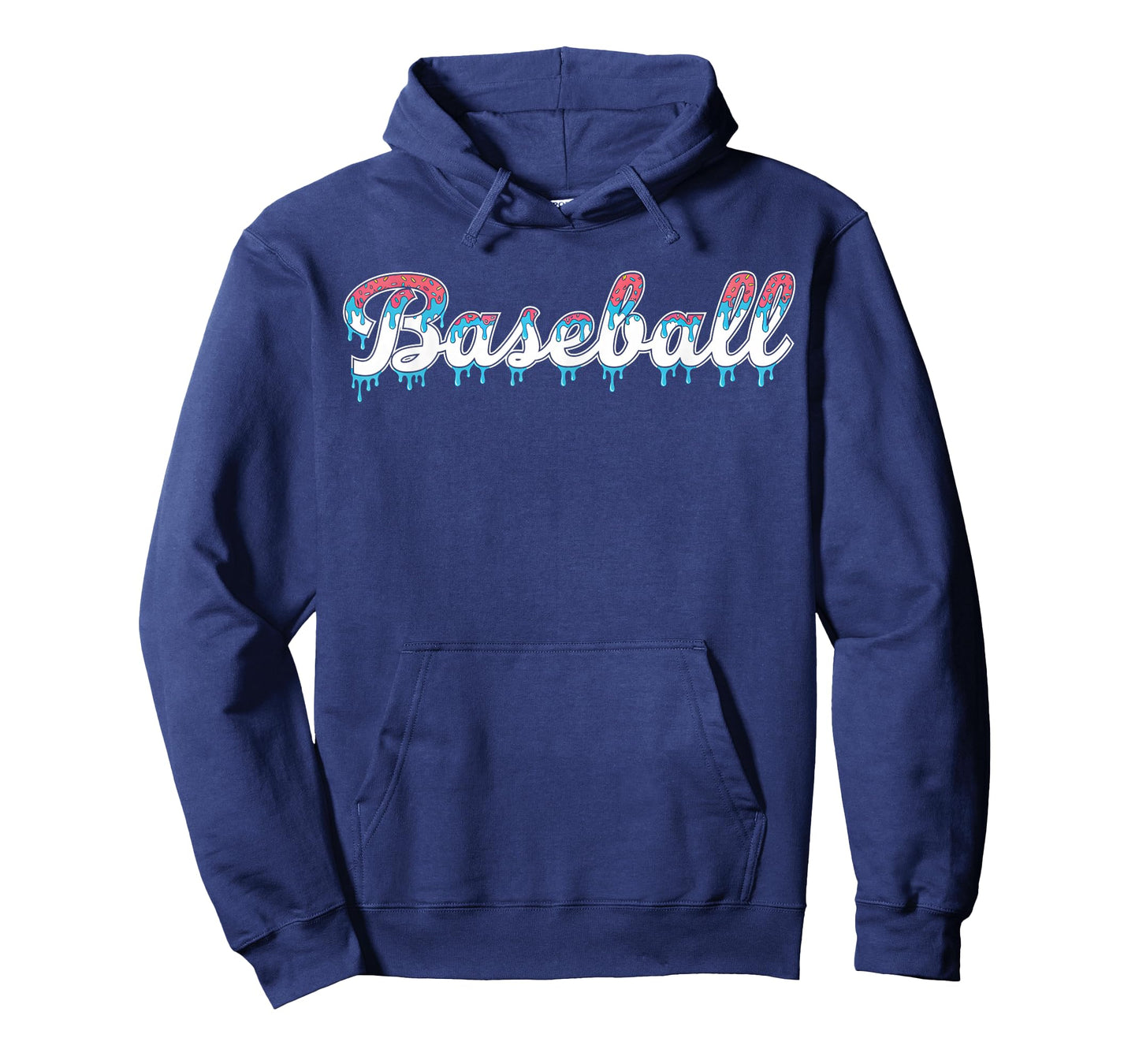 Baseball Ice Cream Drip Boys and Girls Batter Game Day T-Shirt