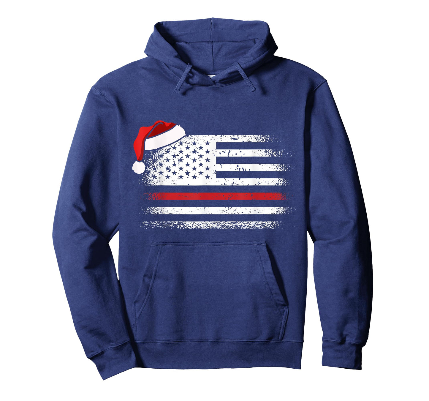 American Flag Firefighter Christmas Pajama Cool Xmas Fireman T-Shirt