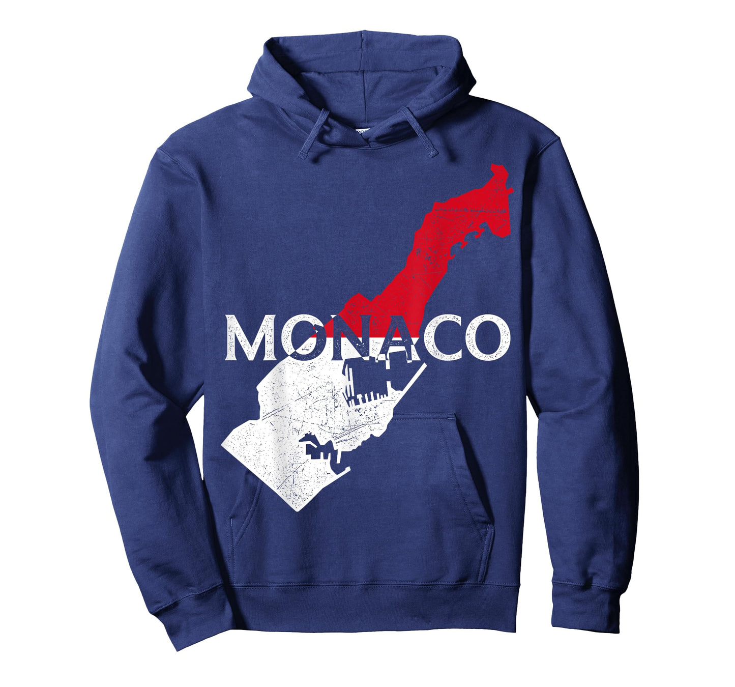 Monaco Country Map Flag Proud Monegasque Patriotic T-Shirt