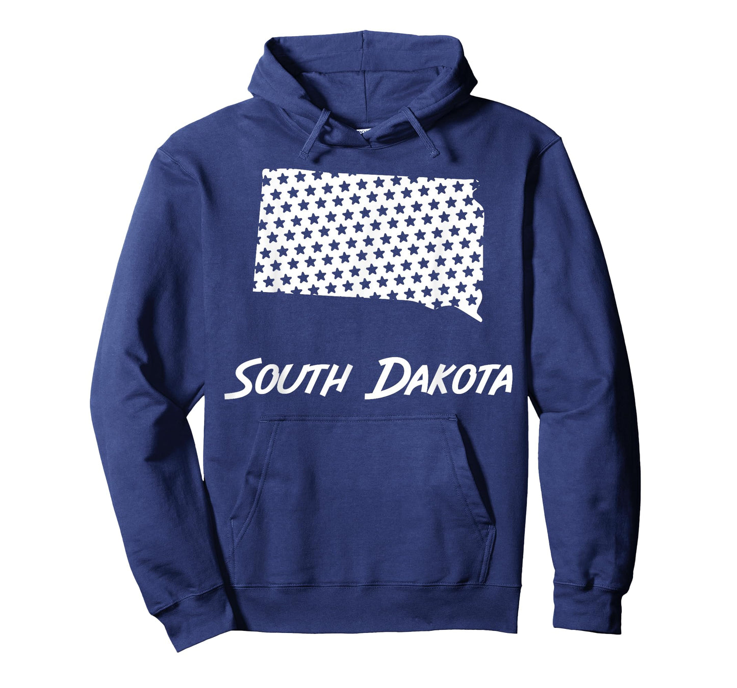 South Dakota USA State Outline Stars Vintage Retro Design T-Shirt