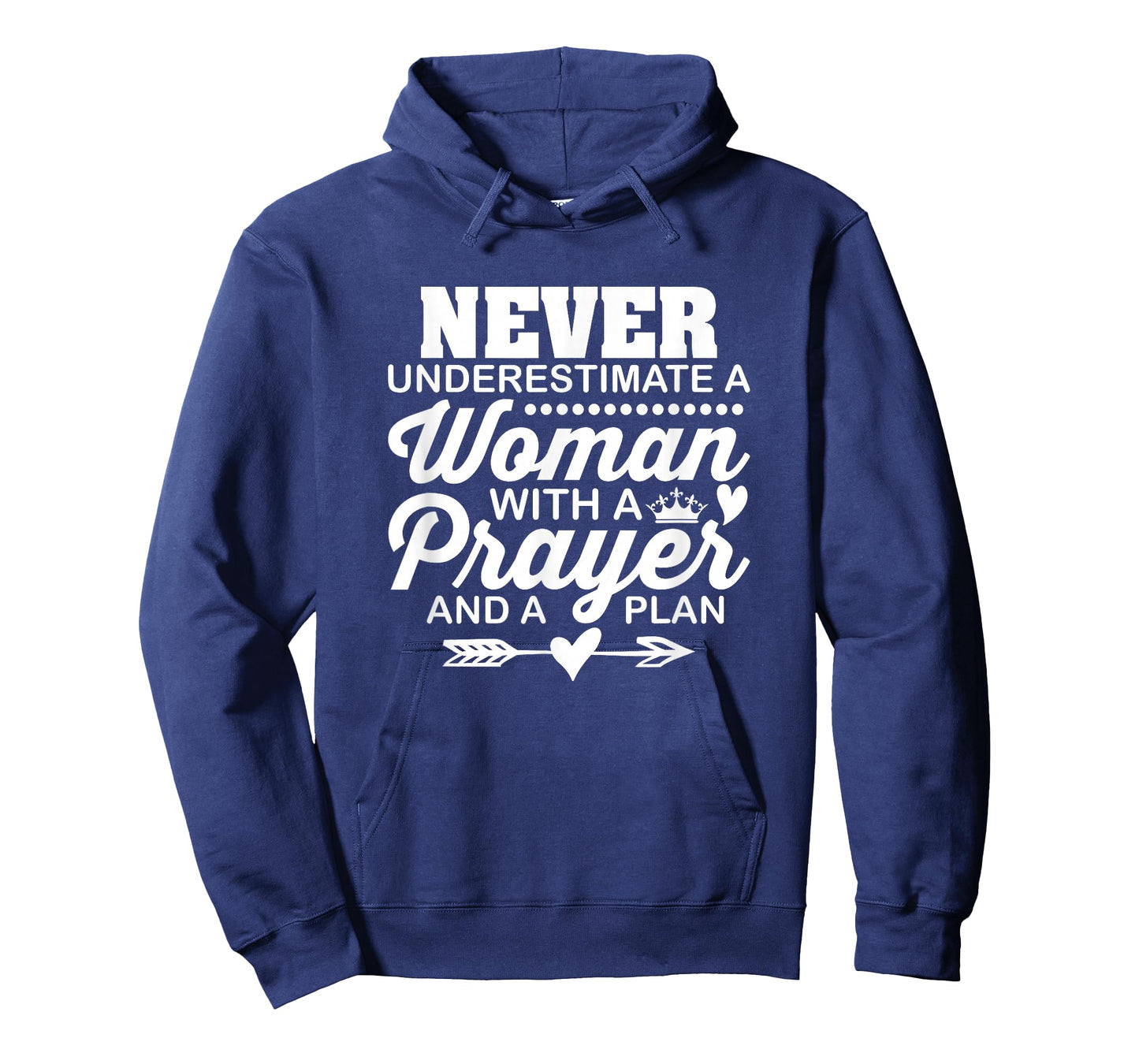 Never Underestimate A Woman Christian Church Religious T-Shirt
