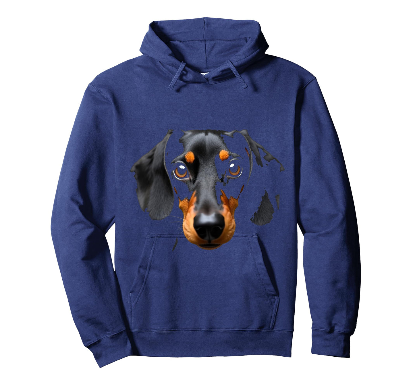 Black Dachshund Dog Wiener Face T-Shirt