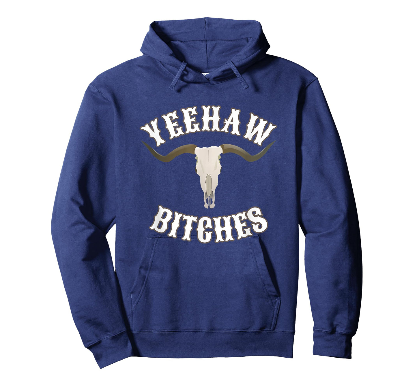 Country Skull Western Yeehaw Bitches T-Shirt