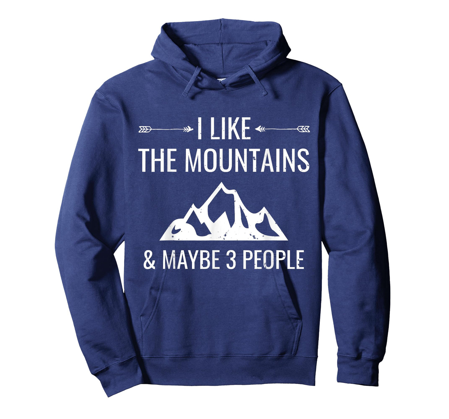 I Like Mountains & Maybe 3 People Funny Introvert T-Shirt
