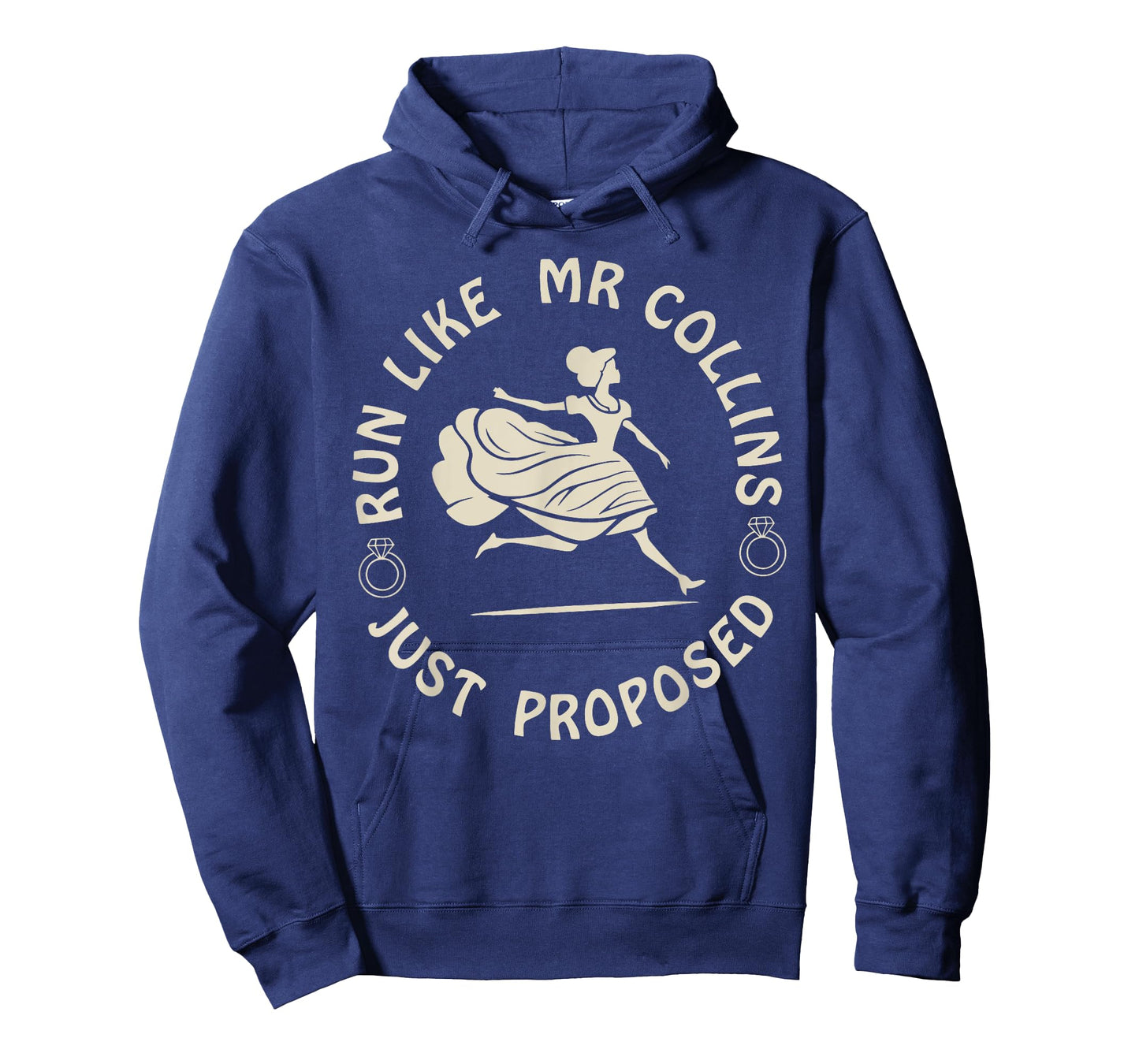 Run Like Mr Collins Just Proposed Funny Running And Books T-Shirt