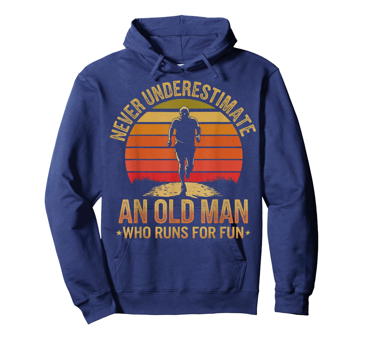 Never Underestimate An Old Man Who Runs For Fun T-Shirt