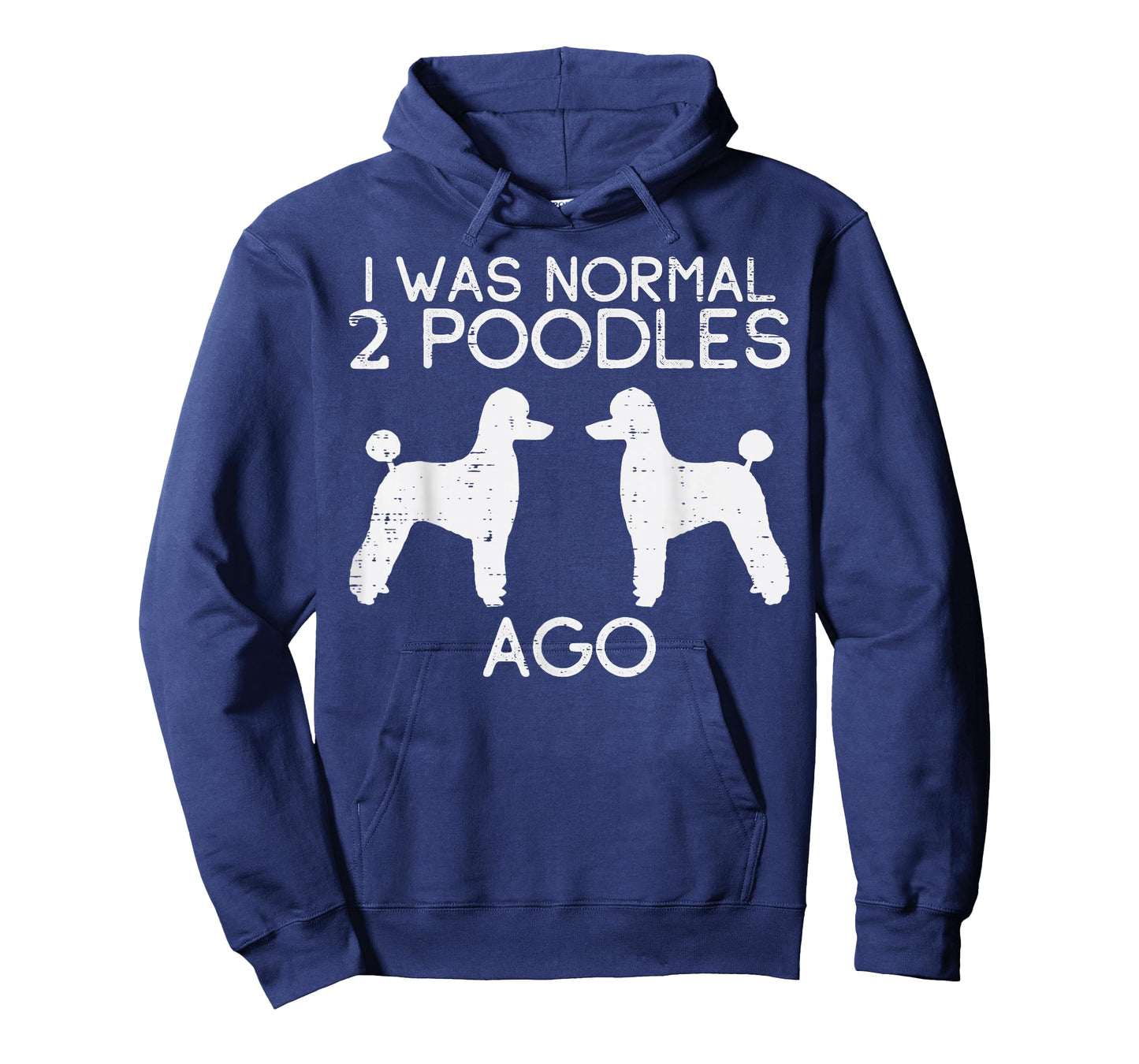 Normal 2 Poodles Ago Funny Animal Pet Dog Lover Owner Gift T-Shirt