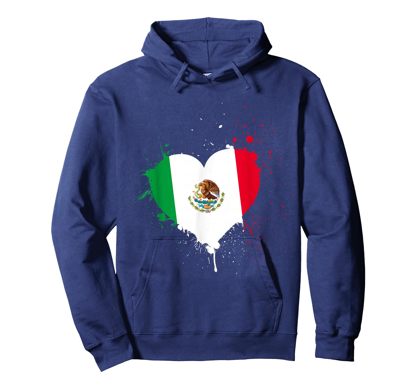 Mexican Flag Heart Viva Mexico T-Shirt