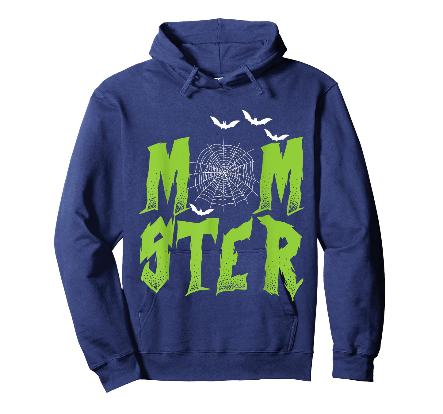 Halloween MOMster Bats Spider Web Mum Monster Mother Women T-Shirt