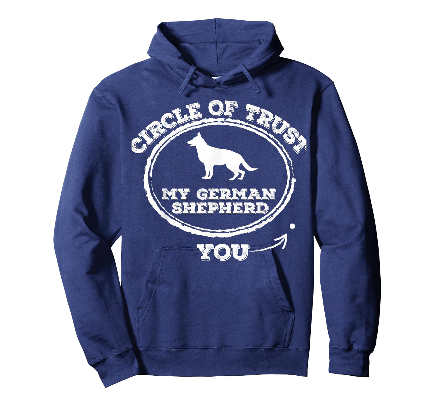 Circle of Trust Funny German Shepherd T-Shirt T-Shirt