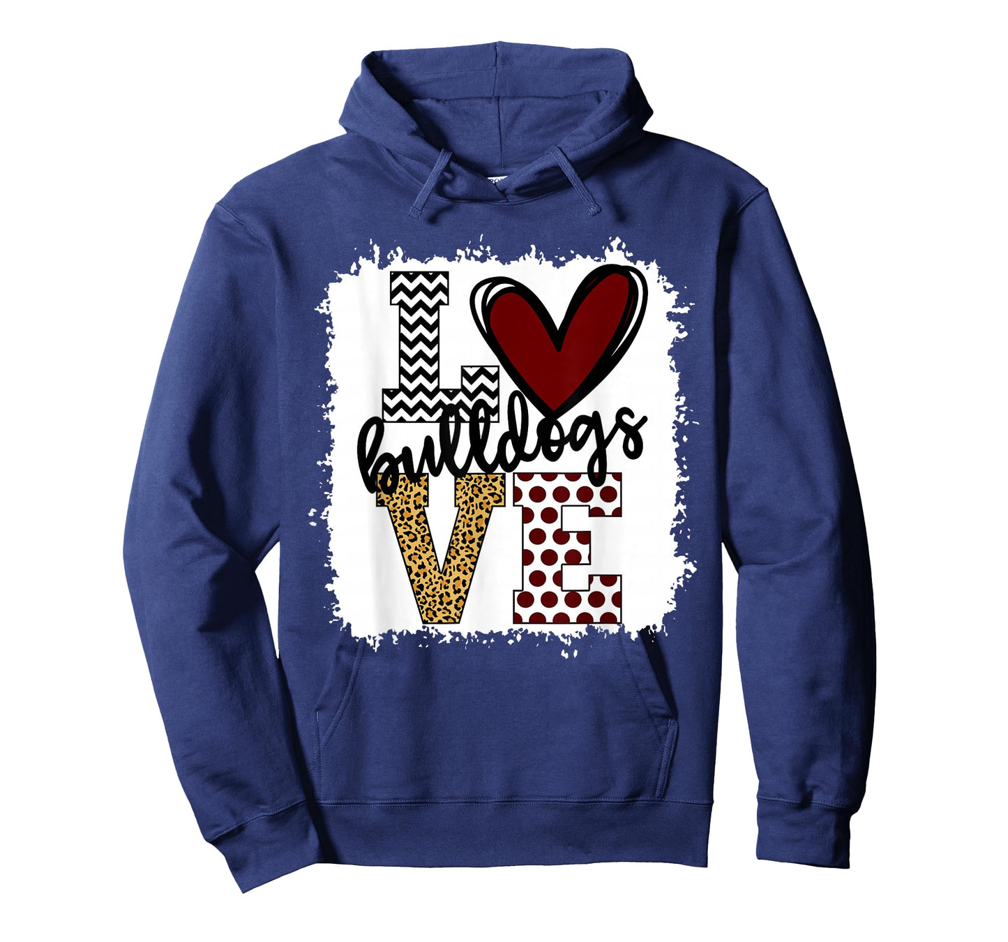 Bulldogs Mascot Love - School Spirit Fantastic Gifts T-Shirt