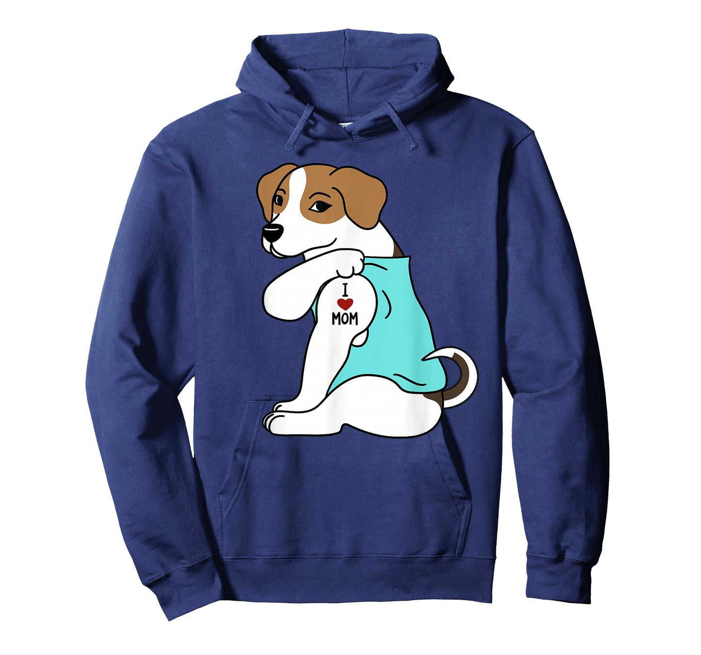 I Love Mom Tattoo Jack Russell Terrier Mother's Day Dog T-Shirt