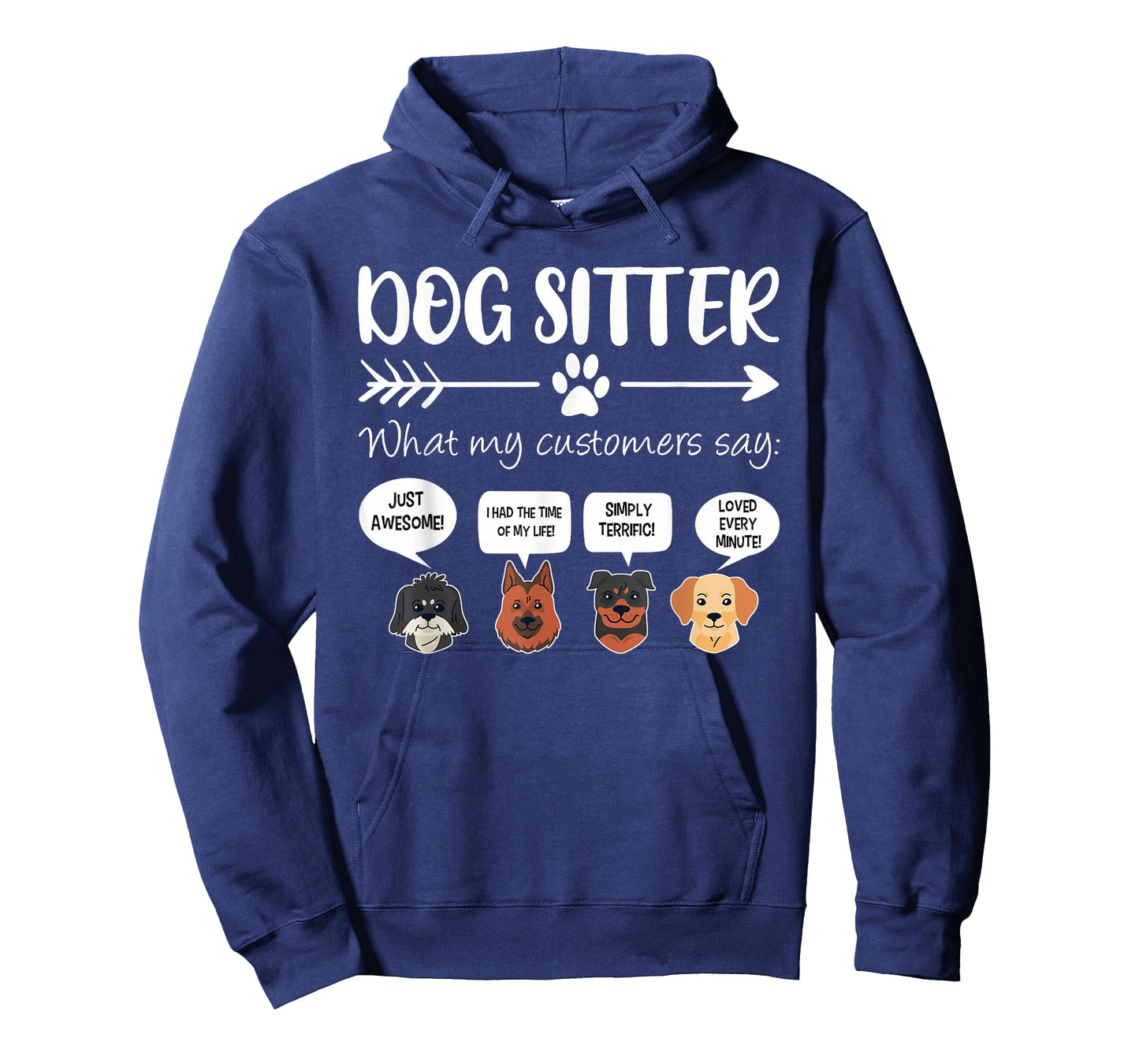 Dog Sitter Dog Sitter Gift Funny Dog Faces Dog-Sitter T-Shirt