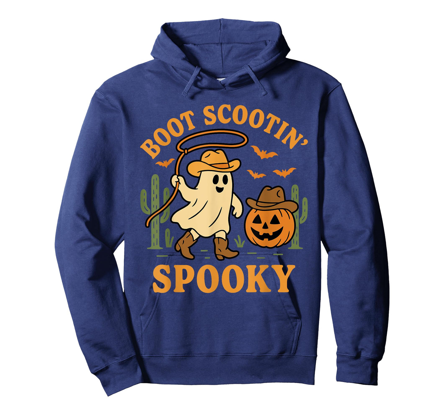 Boot Scootin' Spooky Retro Cowgirl Ghost Halloween T-Shirt