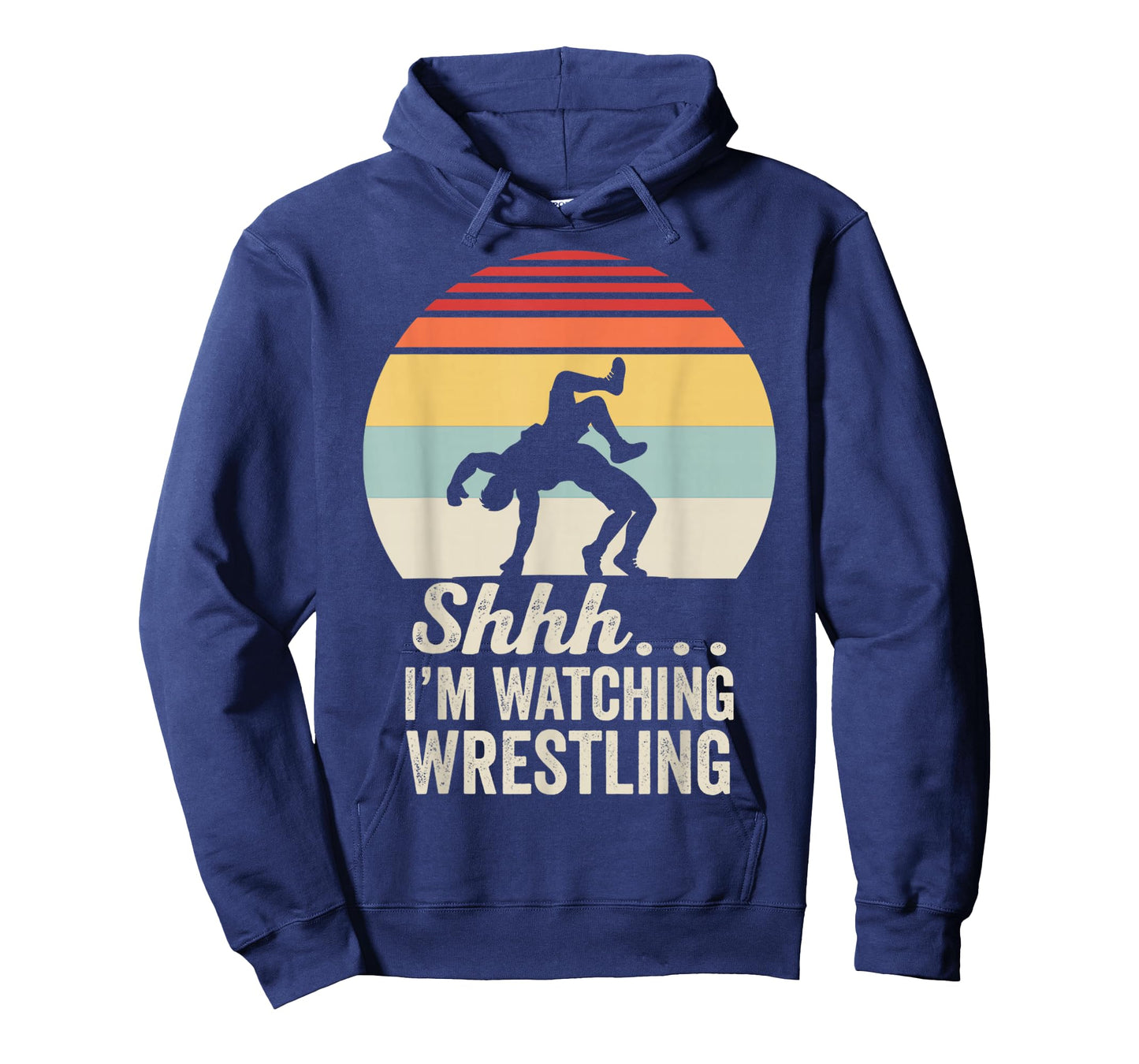 Shhh I'm Watching Wrestling Vintage Style T-Shirt