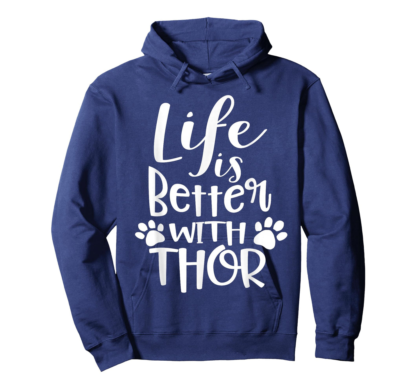 Life Is Better With Thor Dog Name Gifts for Men T-Shirt