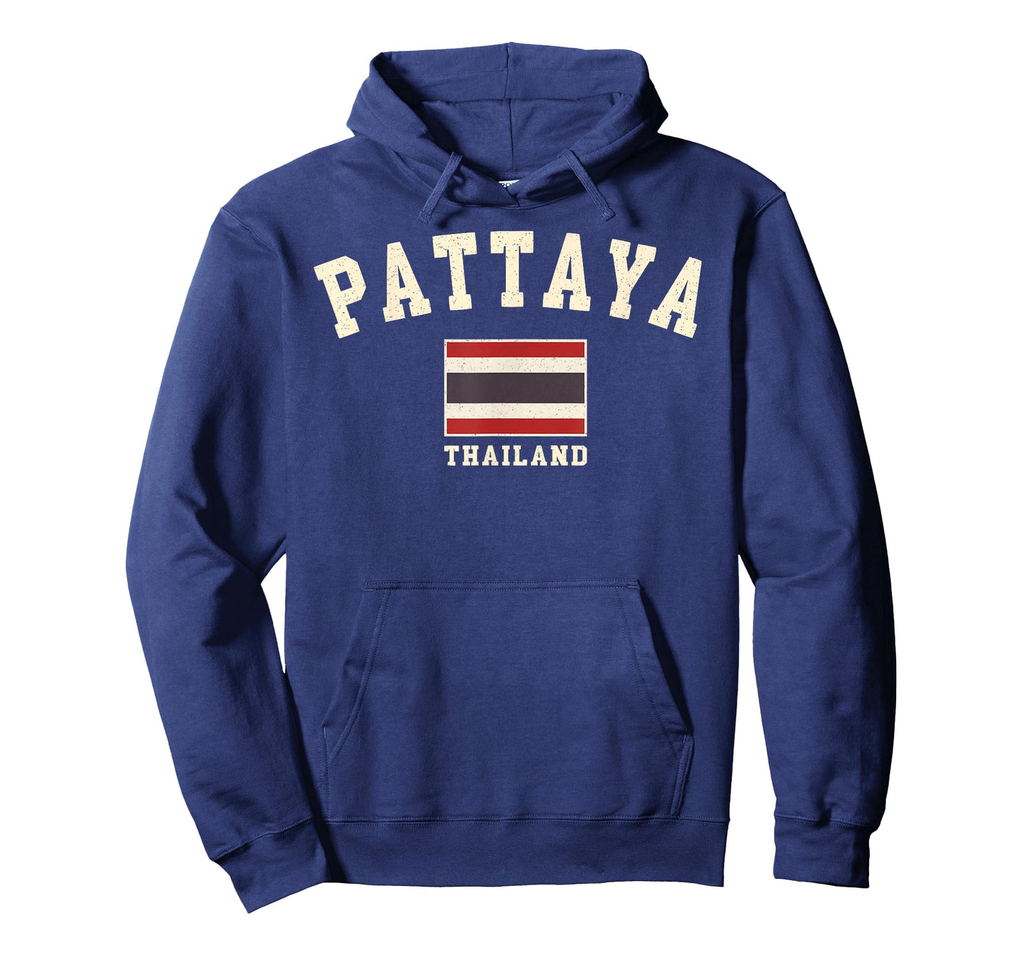 Vintage Pattaya Thailand Thai Flag Souvenir Retro Graphic T-Shirt