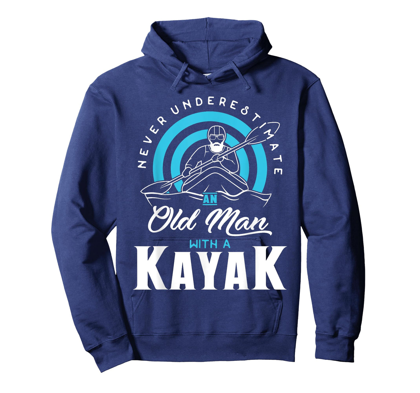Never Underestimate an Old Man with a Kayak T-Shirt T-Shirt